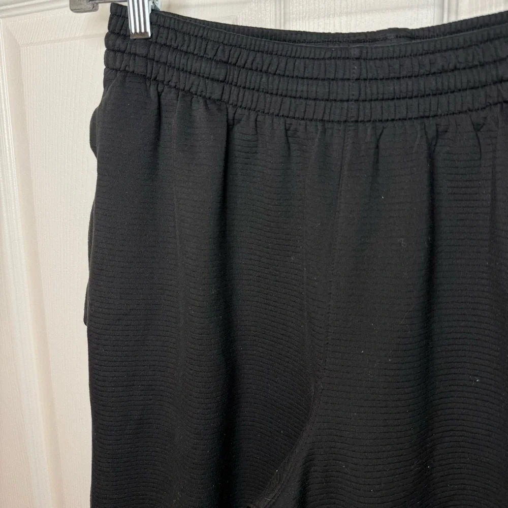 Jordan Men's Black Sweatpants Joggers with Ribbed Texture Size Large GUC